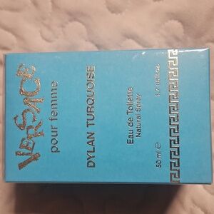 Versace Dylan Turquoise Eau de Toilette - Blue and Gold